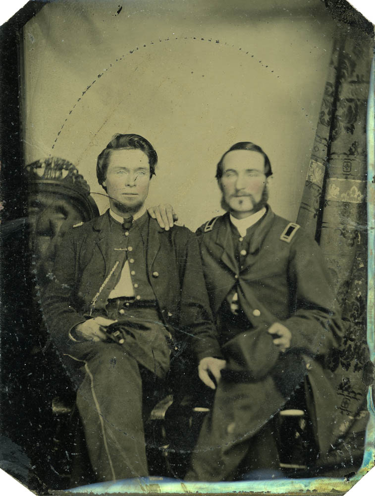 Thomas Abel seated on the left next to William Kretzinger.