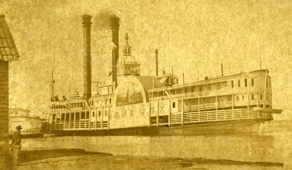 Photograph of the Lady Gay steamboat.