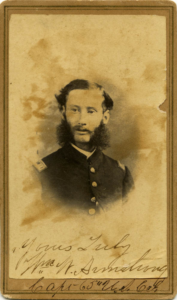 Bust shot of William Armstong in uniform.