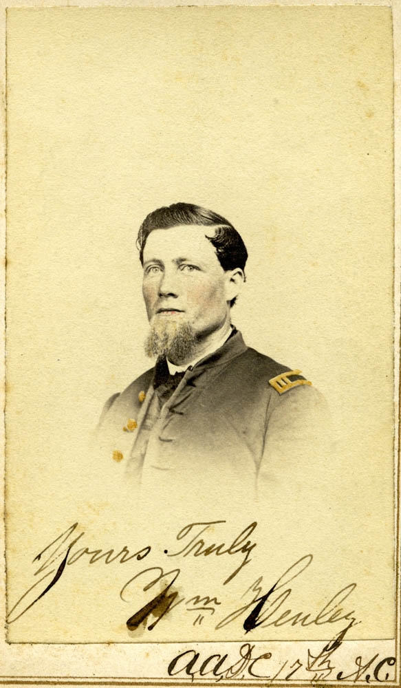 William Henly in uniform.