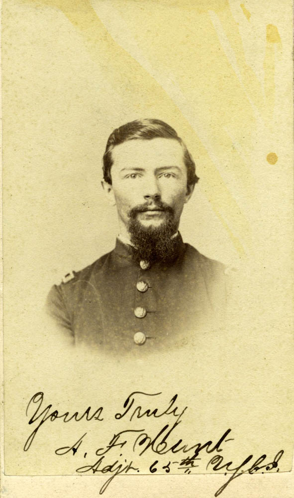 Albert Hunt in uniform.