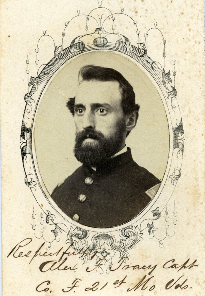Photograph of Alexander F. Tracy in uniform.