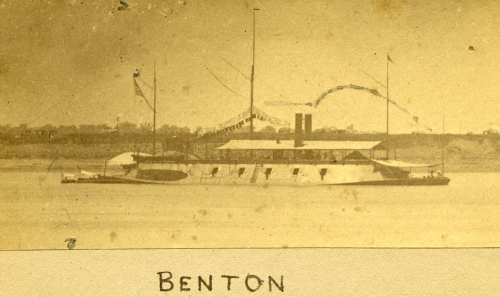 Albumen of the USS Benton.