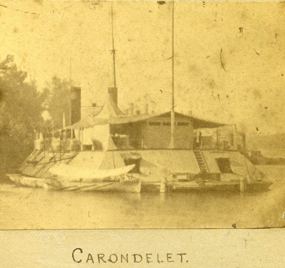 Albumen of the USS Carondelet.