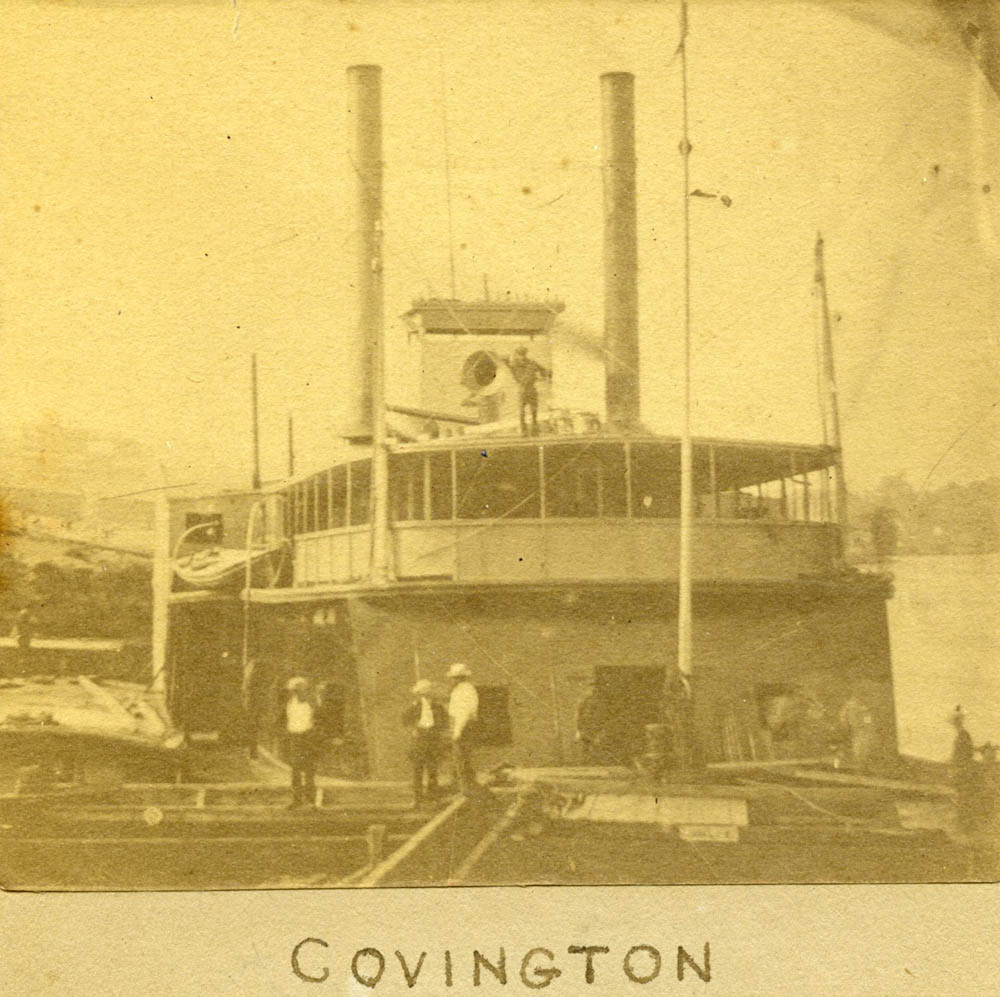 Albumen of the USS Covington