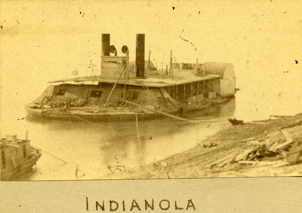 Albumen of the USS Indianola.