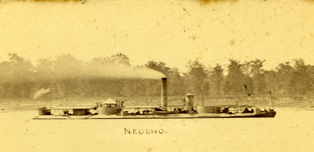 Albumen of the  USS Neosho.