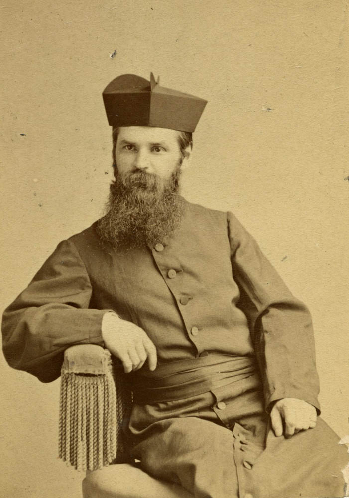 Photograph of Reverend J.J. Ungerer seated.
