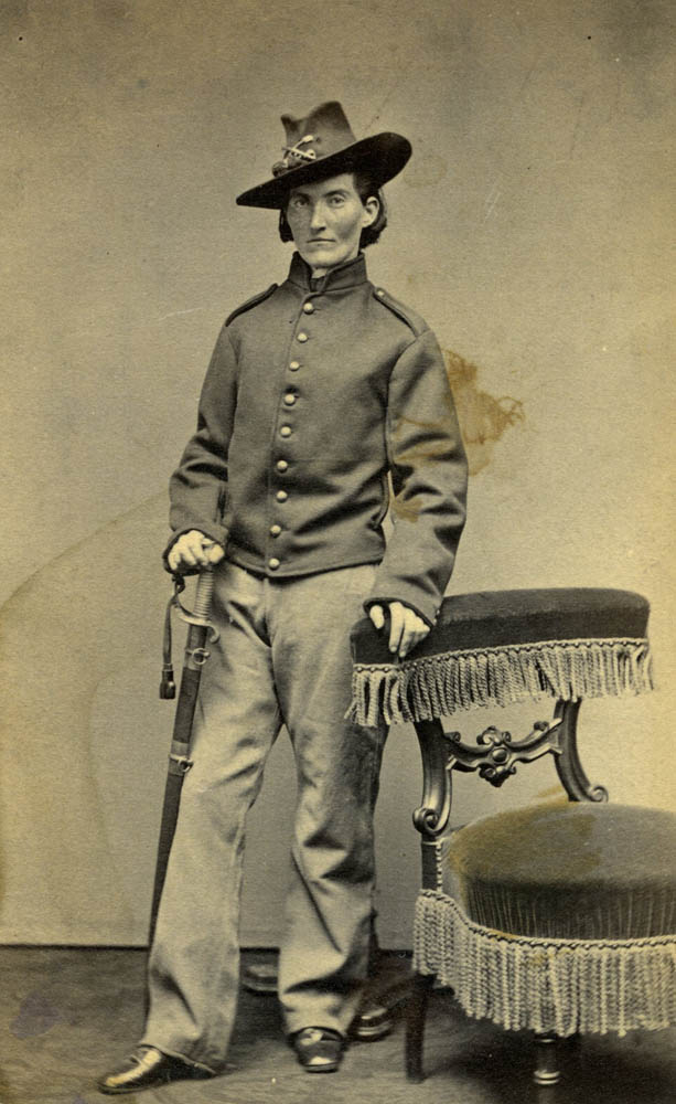 Frances Clayton in uniform