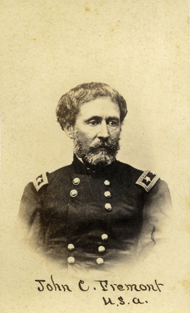 Bust shot of John C. Fremont in uniform.