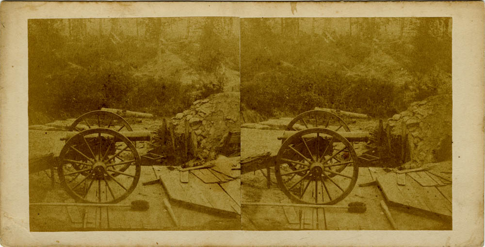 Destroyed "Rebel gun" at Port Hudson, La.