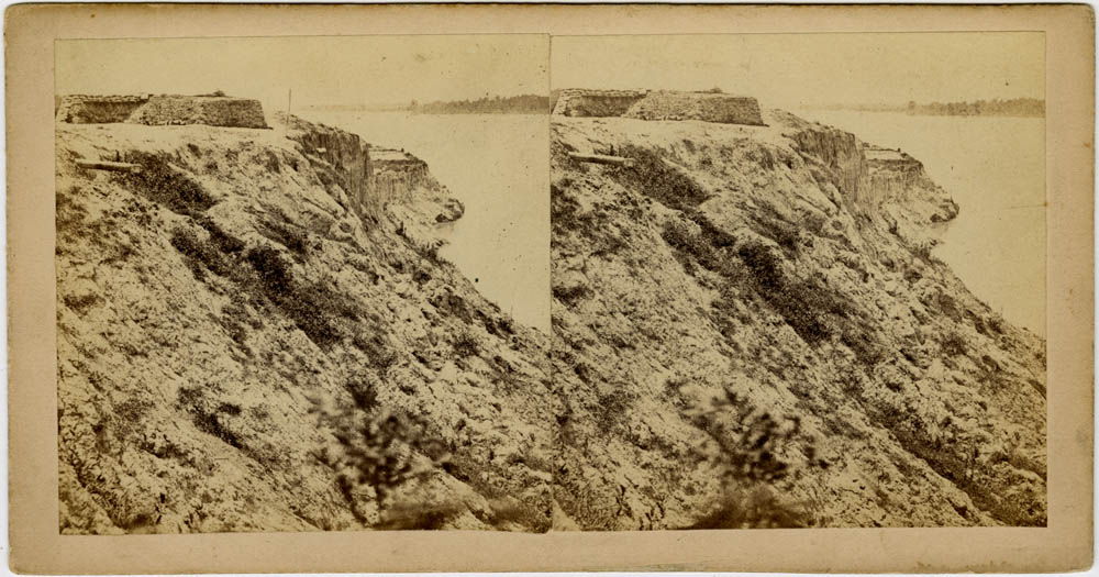 View of bluffs at Port Hudson, La.