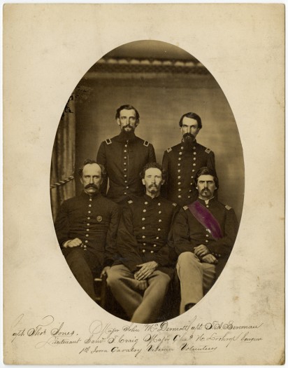 1st Iowa Cavalry Officers | Community and Conflict Photo Archive