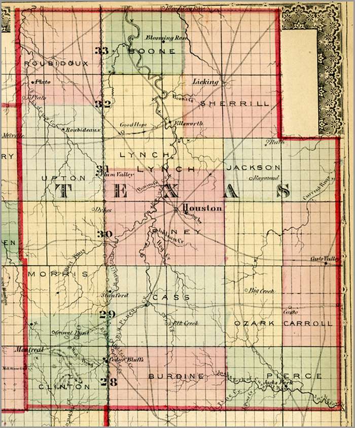 Map Of Texas County Missouri - Alyssa Marianna